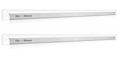 Philips Slimline Advance 36-Watt 3600-lumen Metal Batten Tubelight (Pack of 2) (Warm White)