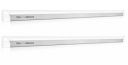 Philips Slimline Advance 36-Watt 3600-lumen Metal Batten Tubelight (Pack of 2) (Warm White)...