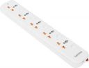 Philips SPN1358WD 5 Socket Extension Boards (White)...