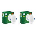Philips Starfit 5 watt Concealed JB LED downlighter for Ceiling with 3 inch Cut-Out (Warm White, Pack of 2)...
