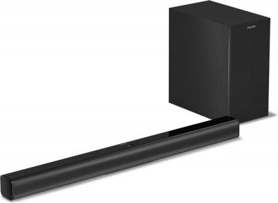 PHILIPS TAB4319/94 With Subwoofer for Rich Bass 80 W Bluetooth Soundbar  (Black, 2.1 Channel)