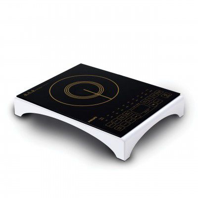 PHILIPS Viva Collection HD4938/01 2100-Watt Glass Induction Cooktop with Sensor Touch (Black)