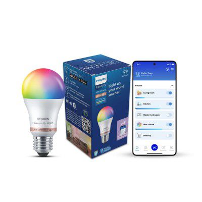 PHILIPS WiZ 10W E27 Wi-Fi & Bluetooth LED Smart Bulb