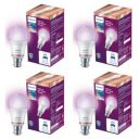 Philips Wiz Smart WI-Fi LED Bulb B22 10-Watt, 16 Million Colors , Compatible with Amazon Alexa and Google Assistant- (Pack of 4)...