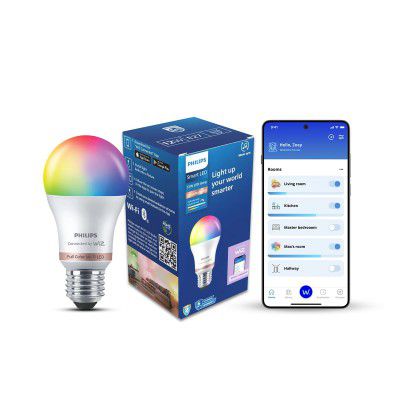 Philips Wiz Wi-Fi Enabled E27 12-Watt LED Smart Bulb