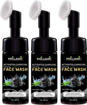 Phillauri Charcoal Cleanse Purifying Facial Wash Detoxify and rejuvenate with the power of activated charcoal Face Wash  (450 ml)