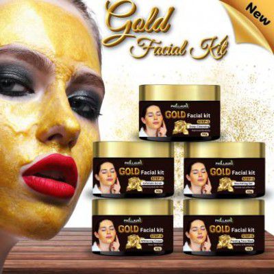 Phillauri Gold Facial Kit For Even Skin Tone, Excess Pigmentation & Helps Reduce Scars - 250 g