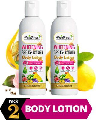 Phillauri Non-Greasy Intensive Care Deep Moisture Body Lotion For Women and Men (2 x 100 ml)