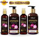 Phillauri Onion Shampoo and Hair oil with Vitamin E, Natural Extracts & Herbs  (4 Items in the set)...