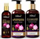 Phillauri Red Onion Black Seed Oil Ultimate Hair Care Kit (Shampoo + Hair Conditioner + Hair Oil)  (3 Items in the set)...