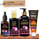 Phillauri Red Onion Hair Combo Kit and Ubtan Facewash (4 Items in the set)...