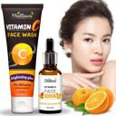 Phillauri Vitamin C Facewash For Brightning Glow Skin & Face Serum for Radiant Skin  (1 Items in the set)...