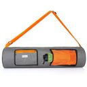 PHILLIN Zipper Yoga Mat Bag for Meditation Mat's Cover Bag (Grey-Orange)...