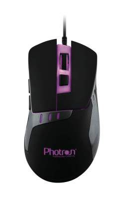 Photron Wired Gaming Mouse (PH-GMS10, Black)