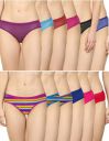 PIBU Women Cotton Silk Hipster Multicolor Panties Combo -100% Cotton ( Pack of 12 )...