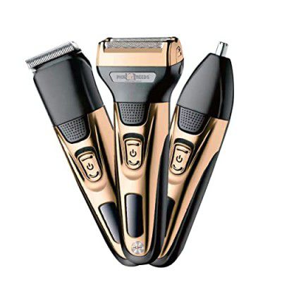 Pick Ur Needs 3 in 1 Professional Electric Hair Clipper for Men Wireless Electric Shaver Beard Nose Shaver Hair Trimmer