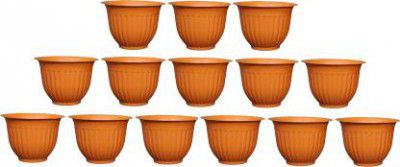 Picvel Plant Container Set (Pack of 14, Plastic)