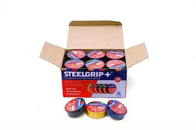 Pidilite Steelgrip Self Adhesive PVC electrical Insulation Tape - Pack of 30 Assorted Rolls (6m Each)