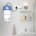 Piercell™ 1l Instant Portable Water Heater/geyser for Use Home, Office, Restaurant, Labs, Clinics, Saloon, Beauty Parlor nstant Running Water Heater ABS Plastic, Auto Cut Off and Manual Reset...
