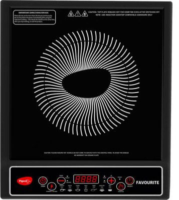 Pigeon 1800 W Induction Cooktop Push Button (Black, Favourite)