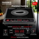Pigeon 1800 W Induction Cooktop Push Button  (Black, 19004555)...