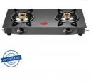 Pigeon Brunet Glass Manual Gas Stove  (2 Burners)...