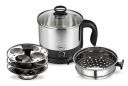 Pigeon by Stovekraft 1.5 Liters Multipurpose Kessel 3 in 1 Value Pack, Multi Cooker, Idli Stand with 3 Plates, Steamer With Stainless Steel Stand...