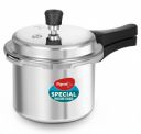 Pigeon by Stovekraft 12736 Aluminium Pressure Cooker 3 litre Non Induction Base Outer Lid (Silver)...