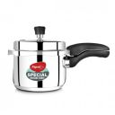Pigeon By Stovekraft 14549 Induction Base Outer Lid Stainless Steel Pressure Cooker,3 Liters,Silver...