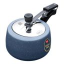 Pigeon by Stovekraft 3 Litre Ceramic Nonstick Pressure Cooker, Induction bas, Inner Lid Cooker, Grey & White...