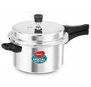 Pigeon by Stovekraft Aluminium Pressure Cooker 5 Litre Non Induction Base Outer Lid Cooker (Silver, 12737)...