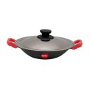 Pigeon by Stovekraft Cast Iron Appachetty with Stainless Steel Lid, 22 cm | Naturally Nonstick | Pre-Seasoned with 100% Vegetable Oil | Toxin-Free | Tasty Appams | Bring Back Nostalgic Taste...