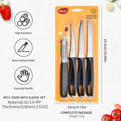 Pigeon by Stovekraft Edge High Grade Stainless Steel Knife Set | 4 Pcs