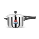 Pigeon by Stovekraft Elite Shine 5 L Tri-Ply Body Outer Lid Pressure Cooker Induction (Stainless Steel, Silver)...