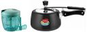Pigeon by Stovekraft Hard Anodised Aluminium Inner Lid Cooker - 3 Litre with Induction Base (Contura), medium & Handy Chopper with 5 Stainless Steel Blades and 1 Plastic Whisker (XL, Green)...