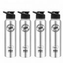 Pigeon by Stovekraft Inox hydra 900ml pack of 4 Stainless Steel Drinking Water Bottle 900ml...