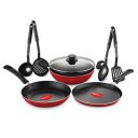 Pigeon by Stovekraft Mio Nonstick Aluminium Cookware Gift Set...
