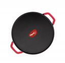 Pigeon by Stovekraft Pre-Seasoned Cast Iron Tawa 30 cm | Pre-Seasoned with 100% Vegetable Oil | Naturally Nonstick | High Pressure Casting | Toxin-Free |Nostalgic Taste | Double Side Handles...