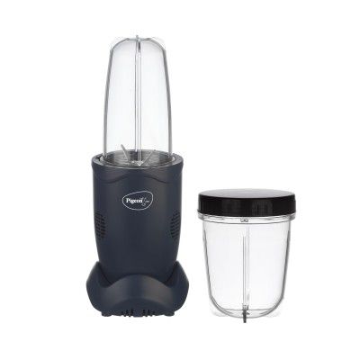 Pigeon By Stovekraft Quick Blend | Grinder Juicer Blender Smoothie Maker All-in-1 Machine | 400 Watt | 2 Jars- Multiuse Jar 500ml, Dry Grind 300ml
