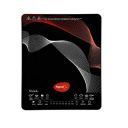 Pigeon by Stovekraft Rapido Sleek 2100 watts with Feather Touch Control, 8 pre-Set menu and Automatic Shut Off Stainless Stee Manual Electric Cooktop with 1 Burner, Black...