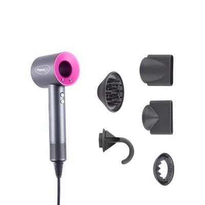 Pigeon Elegant BLDC 1600 Watts| 5 In 1 Hair Dryer| 3 Speed & 4 Temperature settings | 2 Years Warranty, Grey
