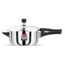 Pigeon Elite Shine 6 L Tri-Ply Body Outer Lid Pressure Cooker Induction and Gas Stove Compatible (Stainless Steel, Silver)...