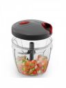 Pigeon by Stovekraft Handy Chopper - Stainless Steel Blades, Plastic Body, XL, BPA Free, Versatile Usage, 900 ml 14647 Grey...