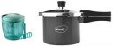 Pigeon Hard Anodised Pressure Cooker Outer Lid with Induction Base 3 Litre & Pigeon Handy Chopper with 5 Stainless Steel Blades and 1 Plastic Whisker (14077, XL, Green)...