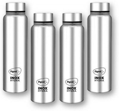 Pigeon Hydra Plus 700 ml Bottle (Pack of 4, Silver, Steel)