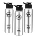 Pigeon hydra Stainless Steel Drinking Water Bottle Flipper Cap [ Pack Of 3 ]...