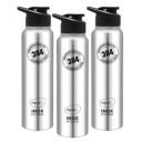 Pigeon Inox Hydra 900 ml Sipper (Pack of 3, Black, Steel/Chrome, Steel)...