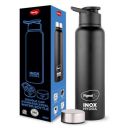 Pigeon by stovekraft Inox Hydra Duo, Dual Cap, Flipper and Fridge in one bottle - 900ml, Black...