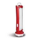 Pigeon Led Glow Emergency Lamp with Torch with 1600 mAh Battery and 5 Hours Back Up Time (Red, ABS, Pack of 1)...