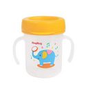 Pigeon MagMag Drinking Cup,BPA Free,BPS Free,For 8+ Month Babies,Leak Proof,Spill Proof,Designed to Train to Drink,White and Organe,180 ml...